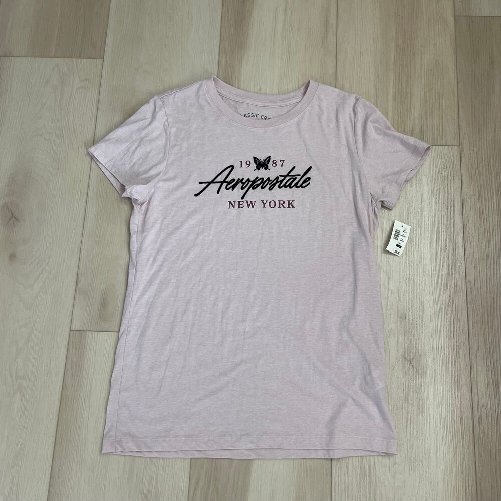 Aeropostale Butterfly Logo Graphic Tee NWT XL Y2K Soft Girl